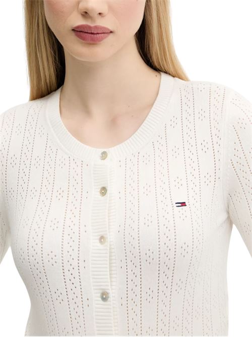 Cardigan traforato Tommy Jeans | DW0DW20966YBL